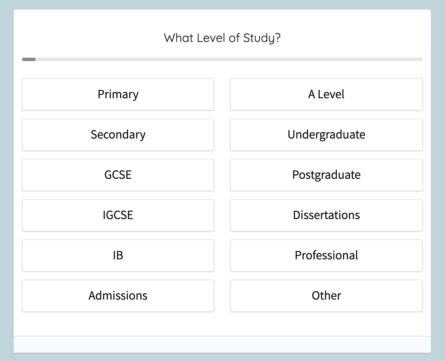 Extended Essay Tutoring